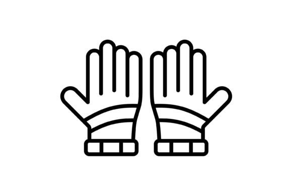 Gloves Outline Icon: A Practical Asset for Modern Design
