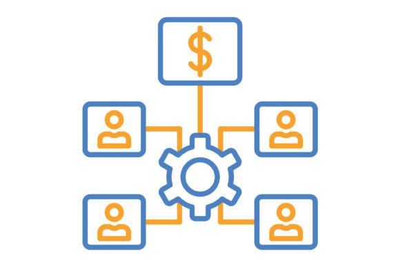 Mastering Visual Order with the Organization Blue & Orange Line Icon Set