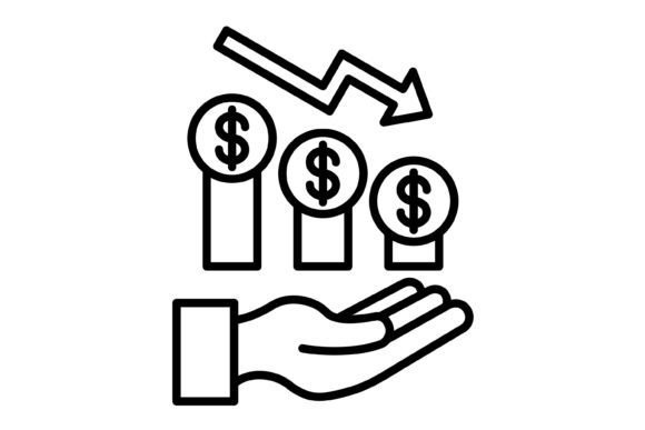 Revenue Outline Icon: A Versatile Asset for Modern Design