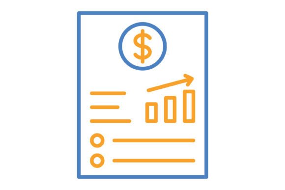 Streamline Your Workflow: The Document Blue & Orange Line Icon Set