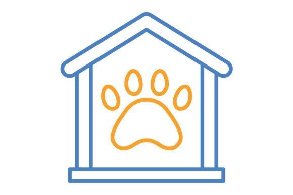 Why the Pet Friendly Blue & Orange Line Icon is a Modern Essential